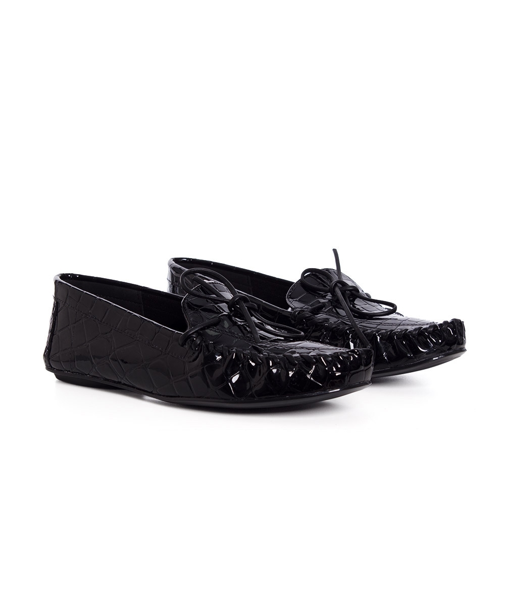 Mocassim Feminino Vizzano Envernizado Preto