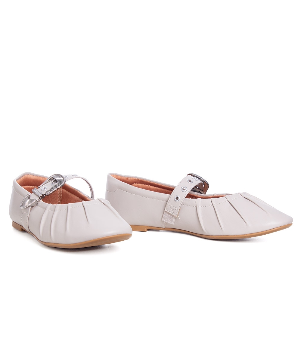 Sapatilha Boneca Vizzano Flat Cinza