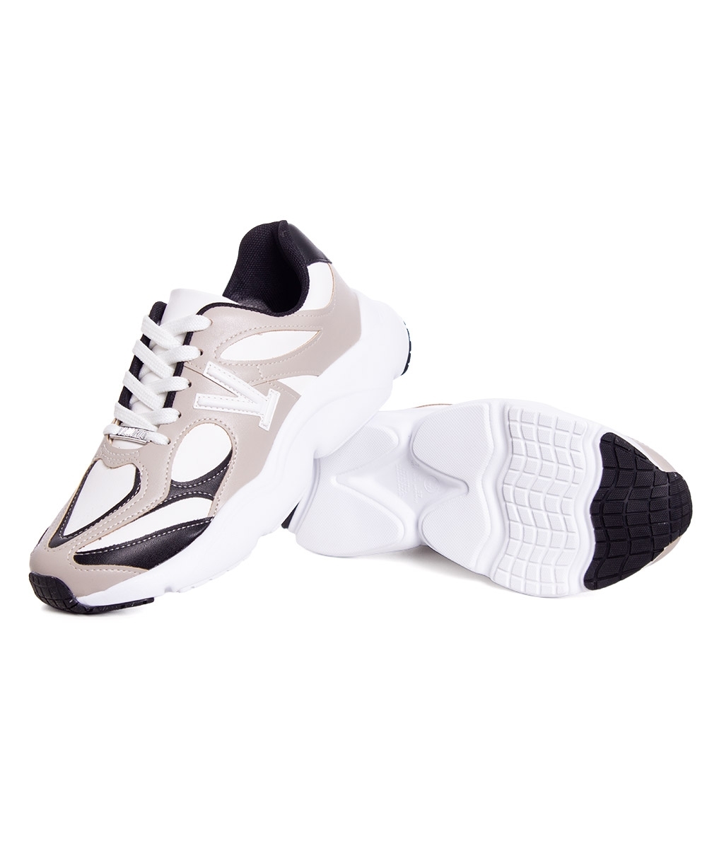 Tênis Feminino Vizzano Sneaker Branco/preto