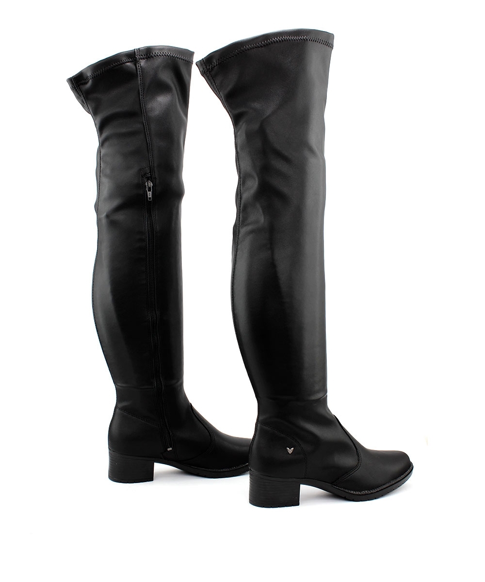 Bota Cano Longo Mississipi Over Salto Bloco Preto