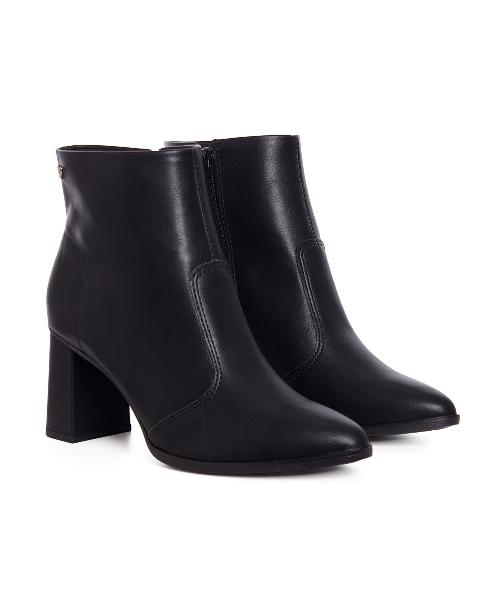 Bota Bico Fino Mississipi Salto Alto Preto