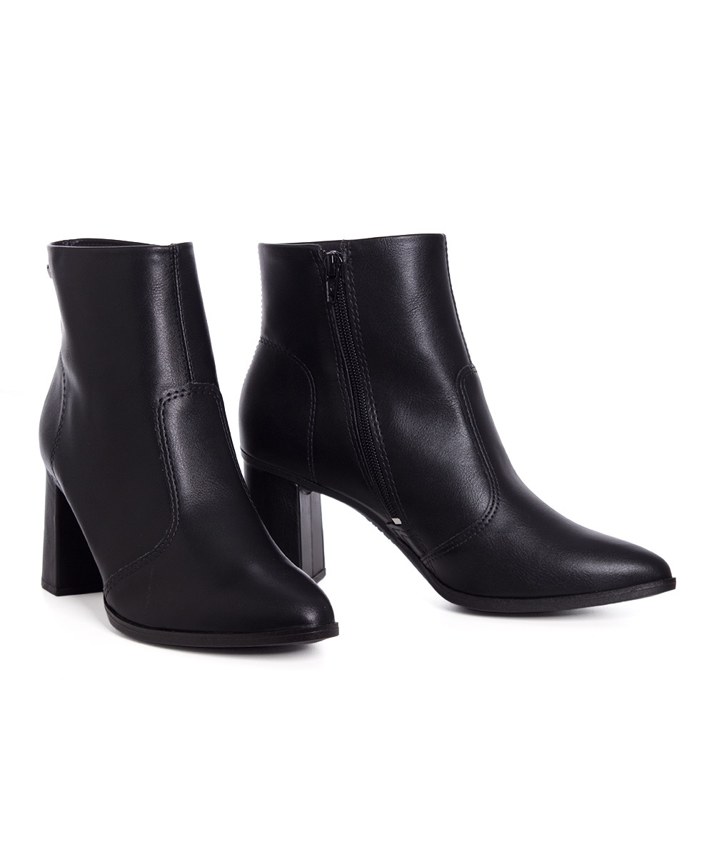 Bota Bico Fino Mississipi Salto Alto Preto
