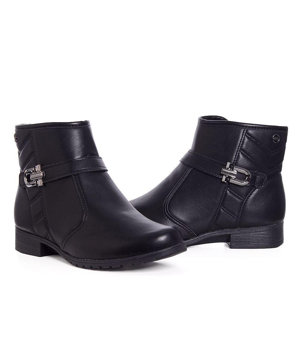 Bota Cano Curto Dakota Salto Baixo Preto