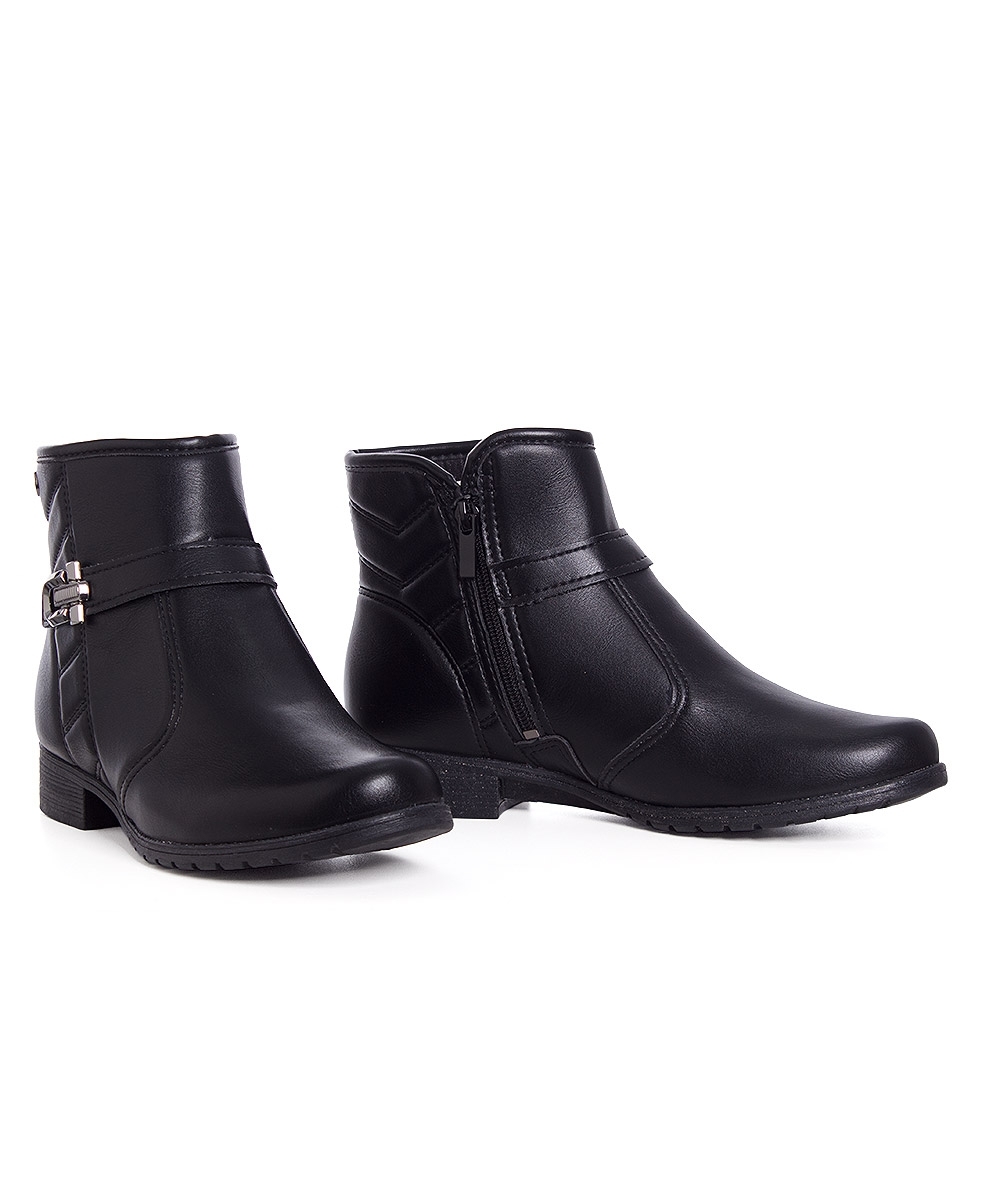 Bota Cano Curto Dakota Salto Baixo Preto