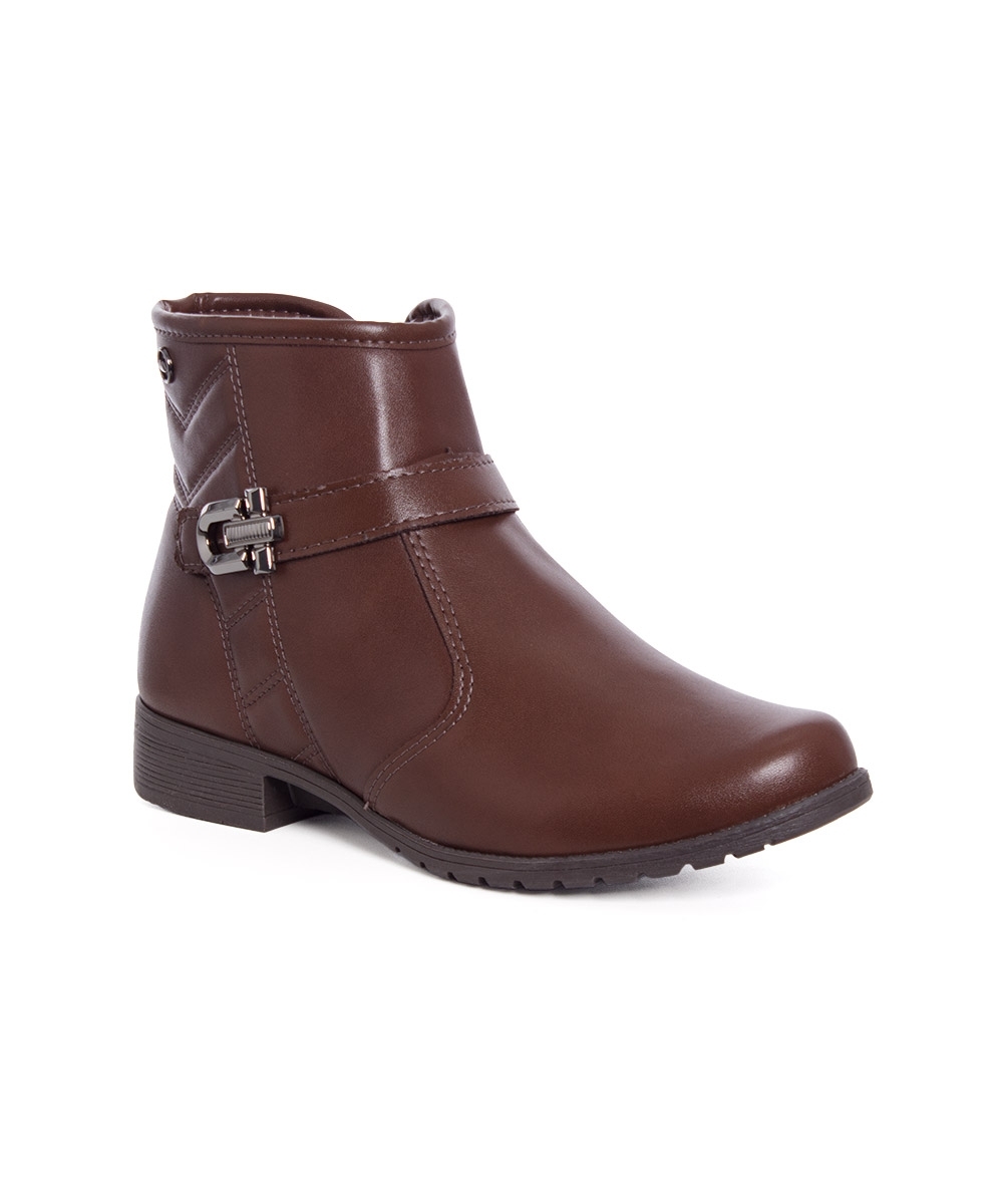 Bota Cano Curto Dakota Salto Baixo Café