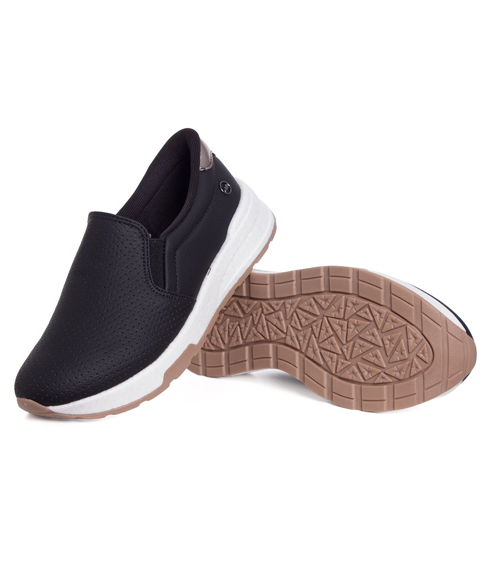 Tênis Feminino Dakota Slip On Preto