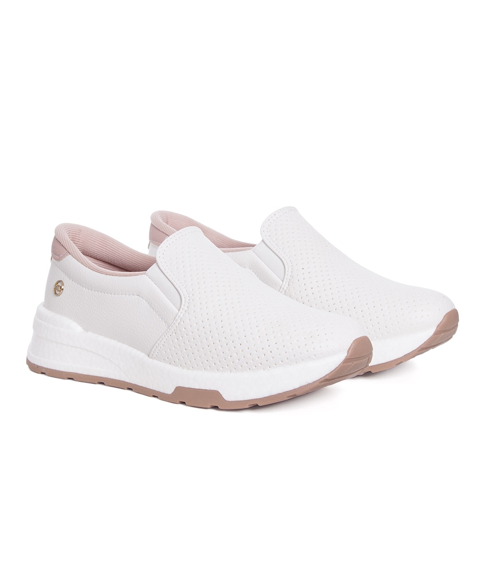 Tênis Feminino Dakota Slip On Branco
