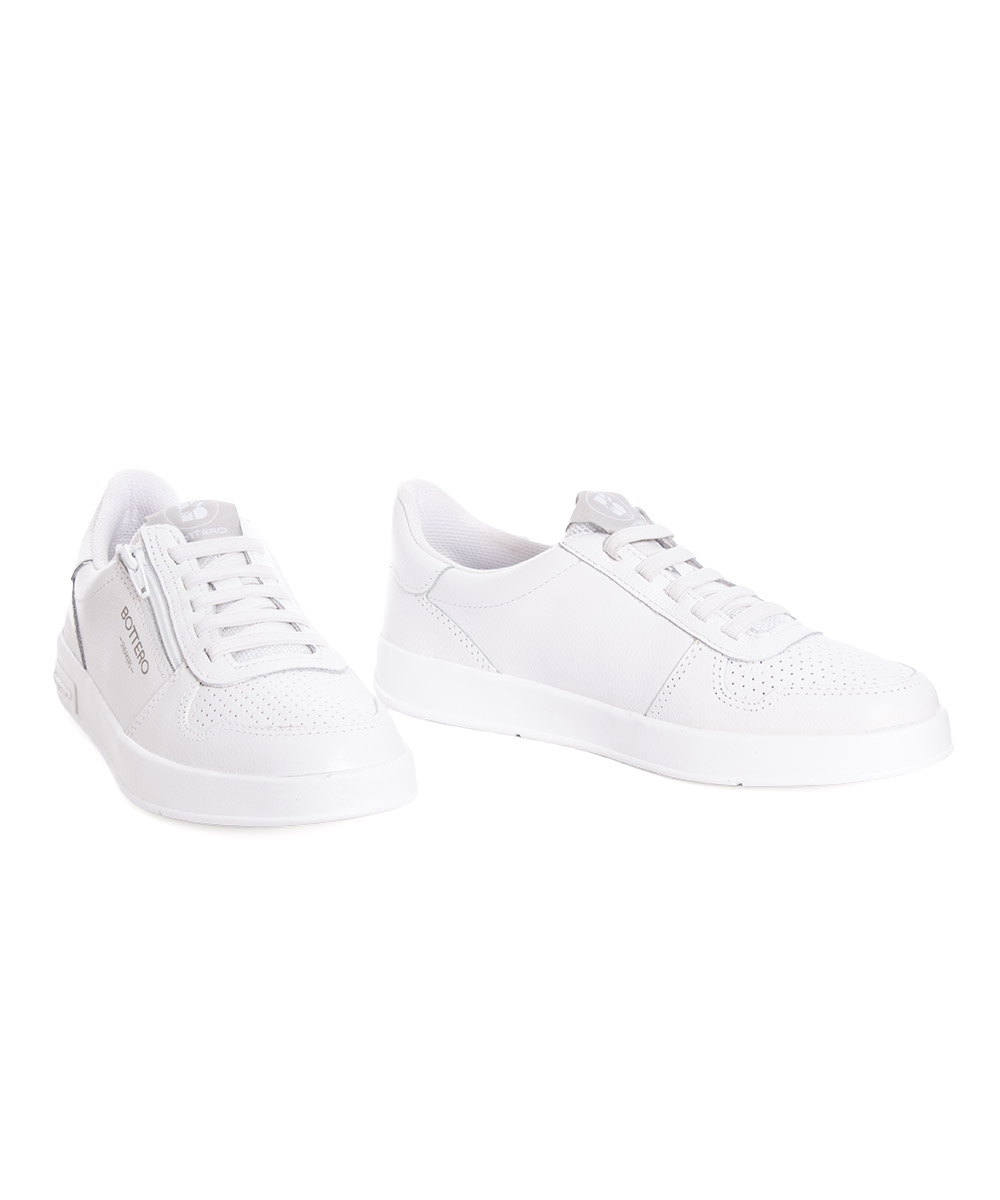 Tênis Feminino Bottero Casual Couro Branco