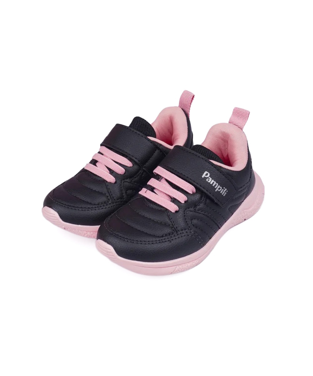 Tênis Infantil Pampili Mini Soft Escolar Preto
