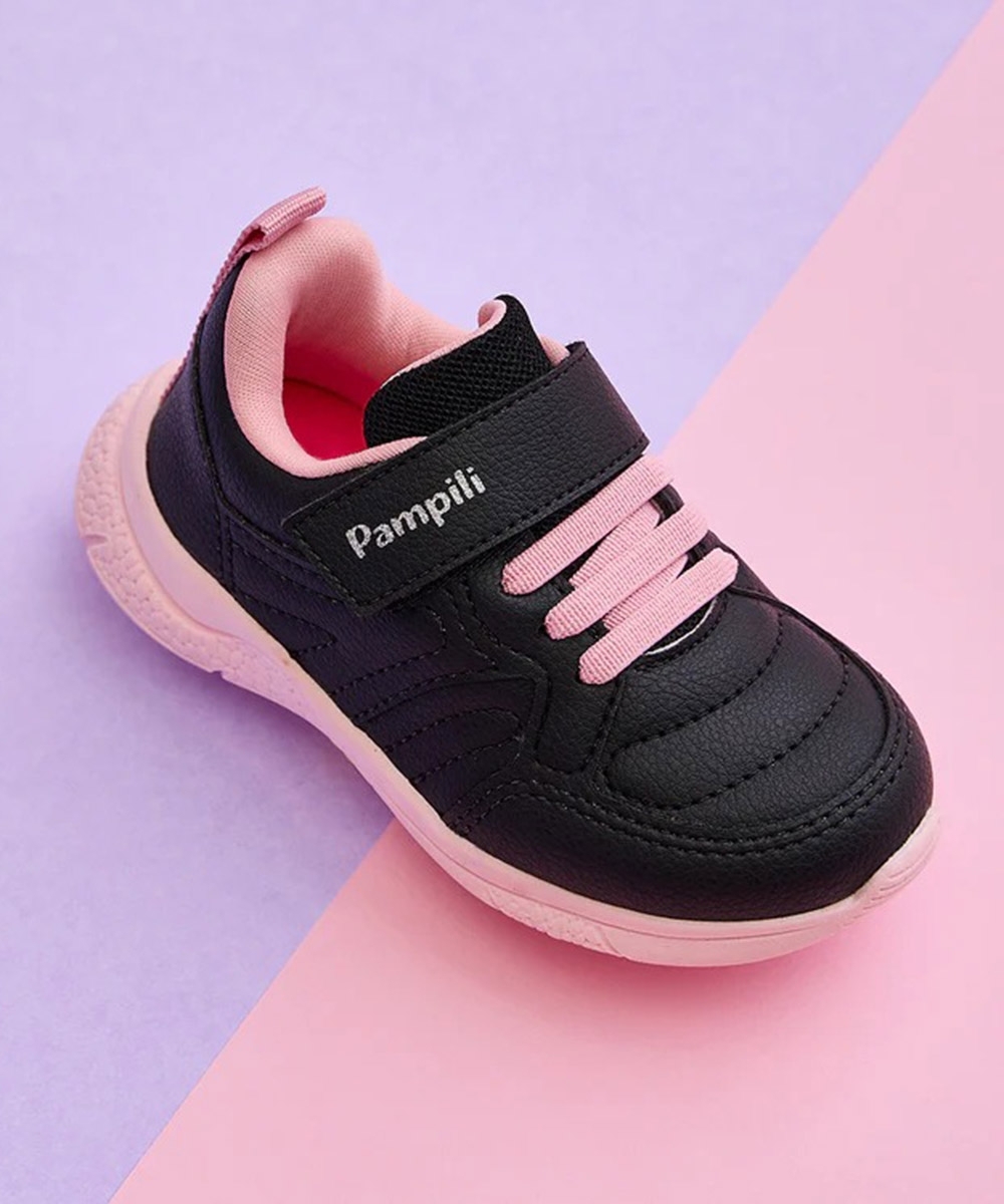 Tênis Infantil Pampili Mini Soft Escolar Preto