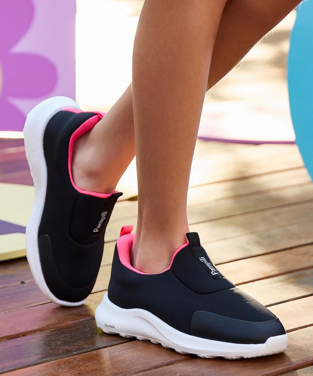 Tênis Infantil Pampili Bubble Preto