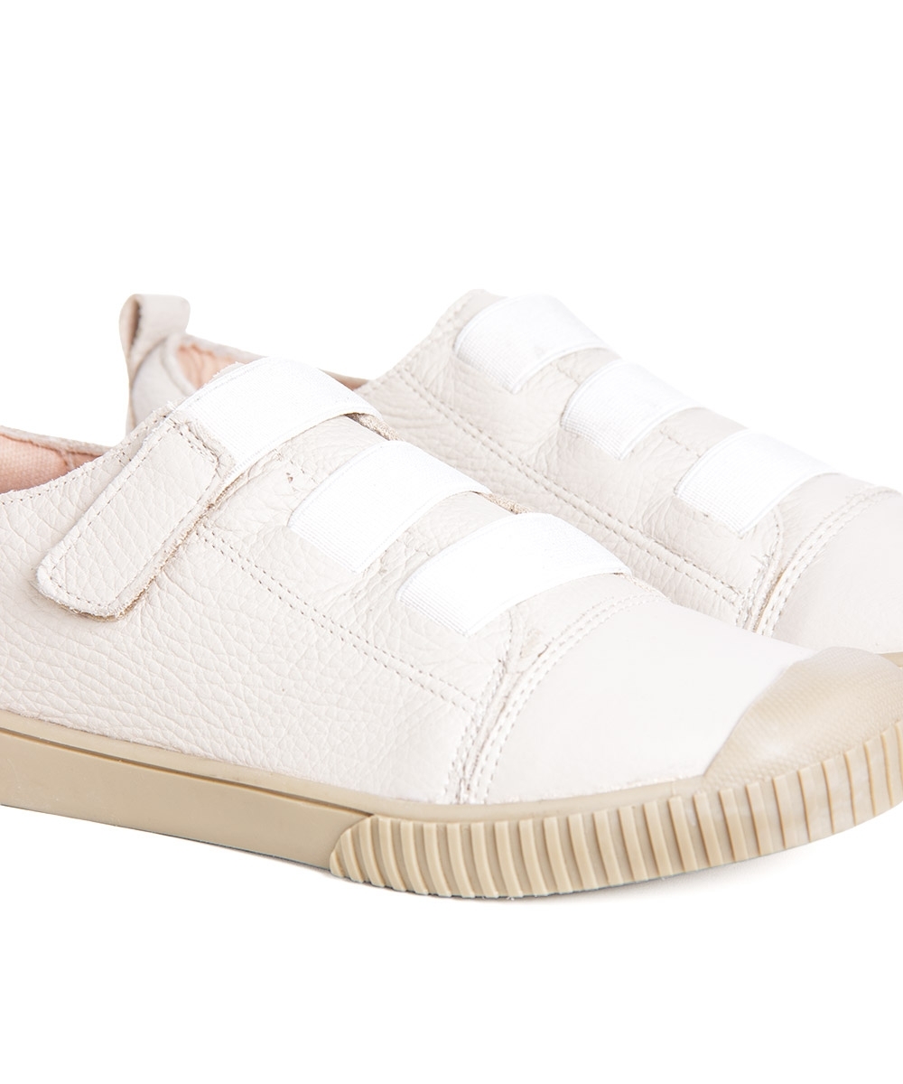 Tênis Casual Pixolé Feminino Couro Off White