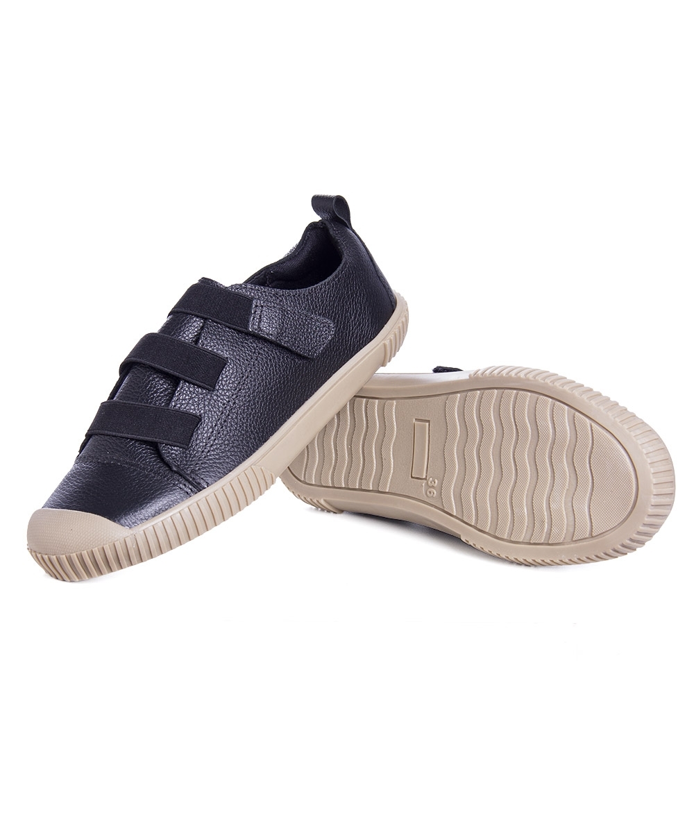 Tênis Casual Pixolé Feminino Couro Preto