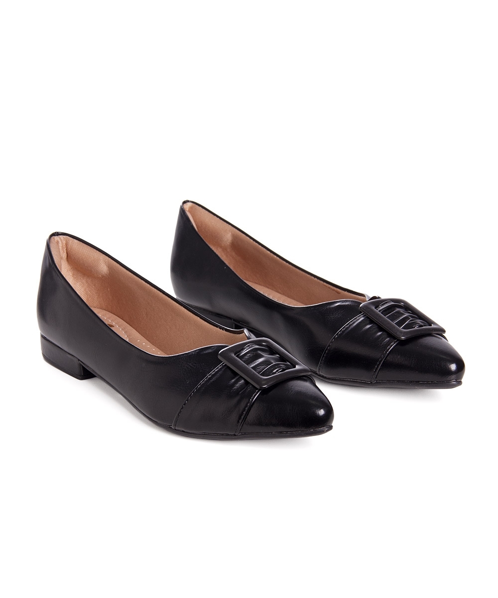 Sapatilha Bico Fino Pixolé Preto