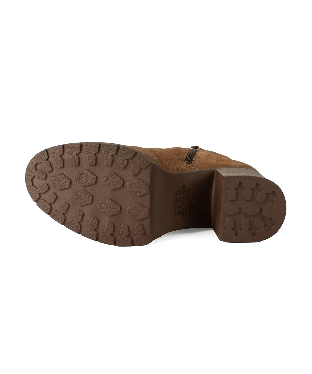 Bota Salto Médio Dakota Cano Curto Camel
