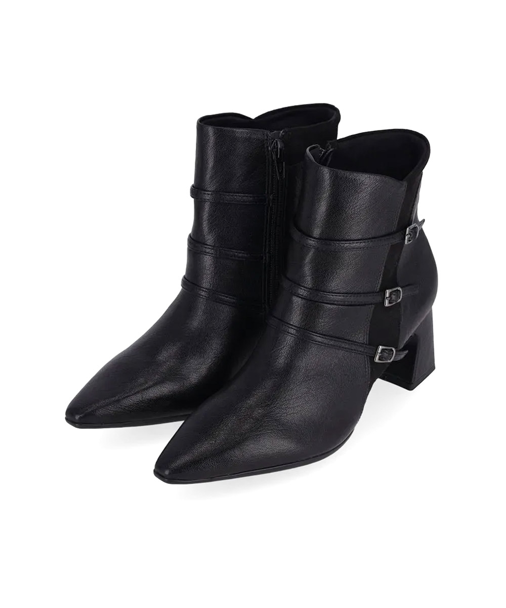Bota Cano Curto Piccadilly Irene Salto Alto Preto