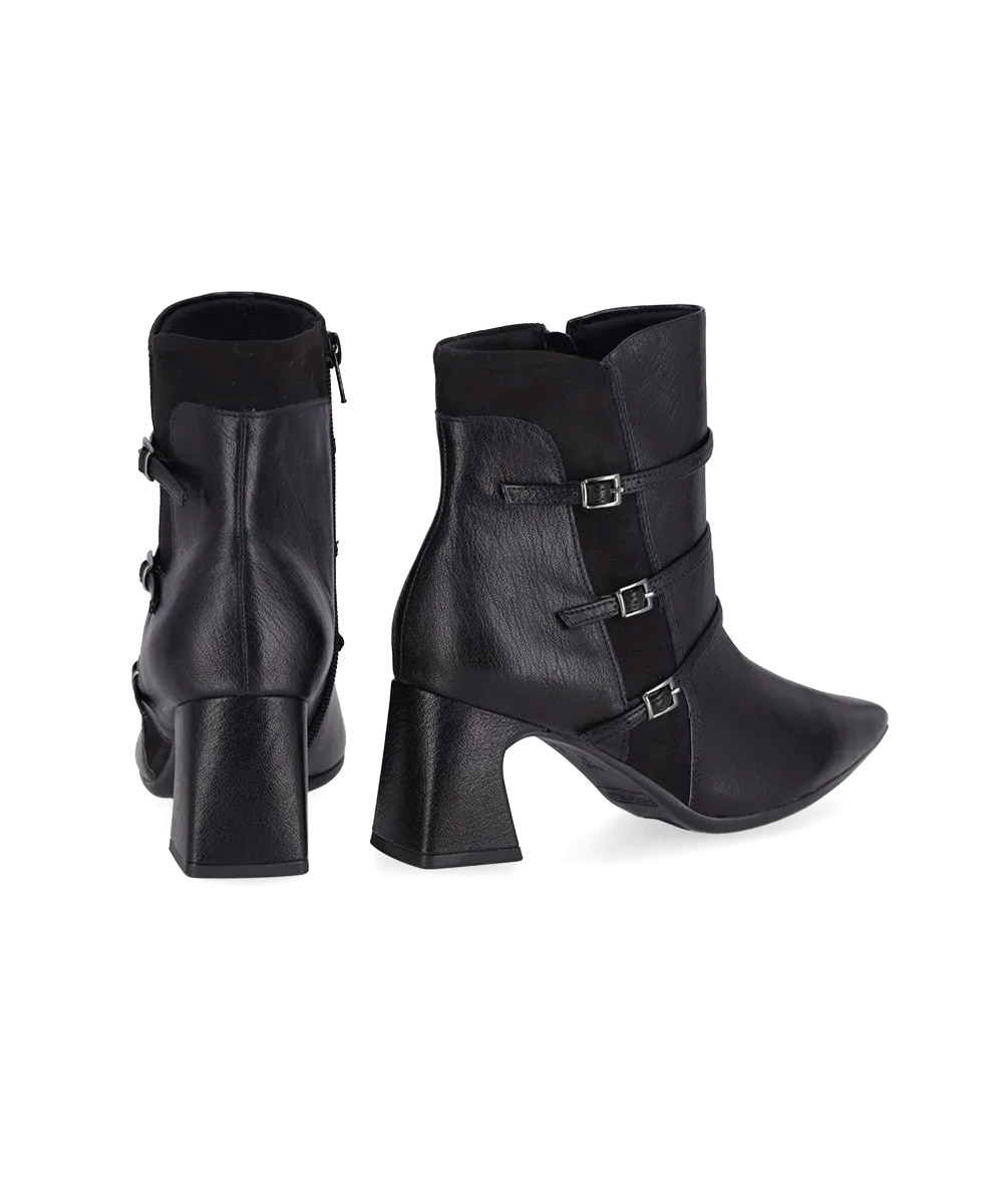 Bota Cano Curto Piccadilly Irene Salto Alto Preto