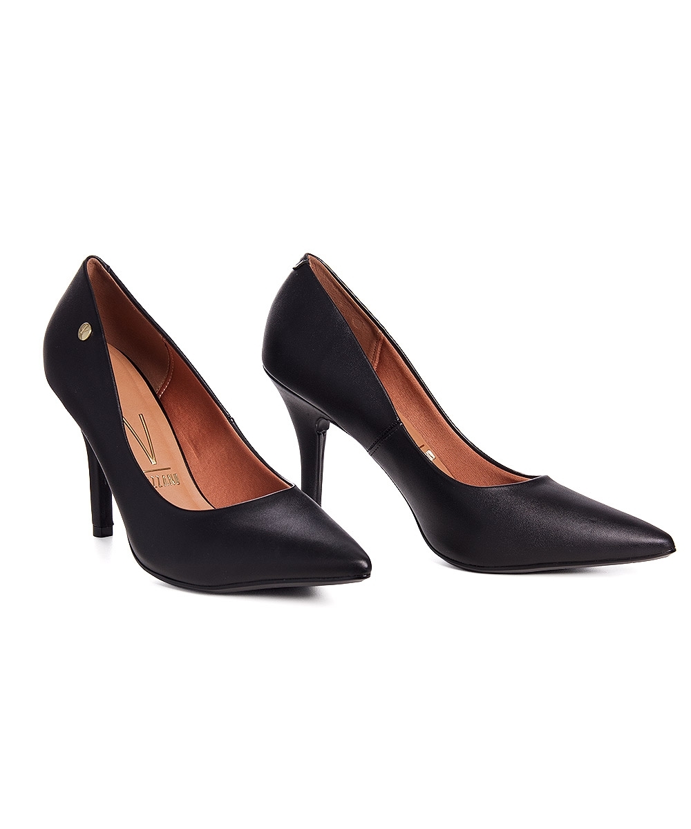 Sapato Scarpin Vizzano Salto Alto Preto