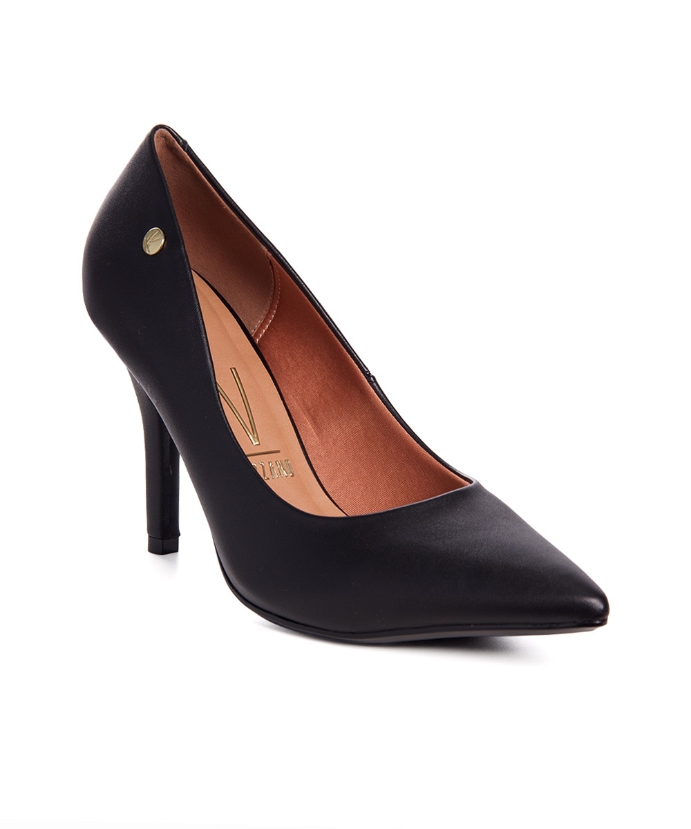 Sapato Scarpin Vizzano Salto Alto Preto