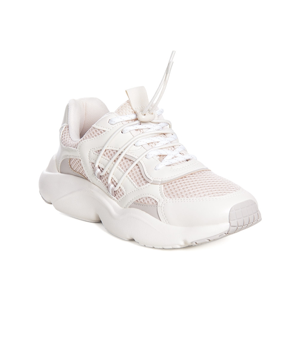 Tênis Feminino Vizzano Sneaker Casual Cinza/bege