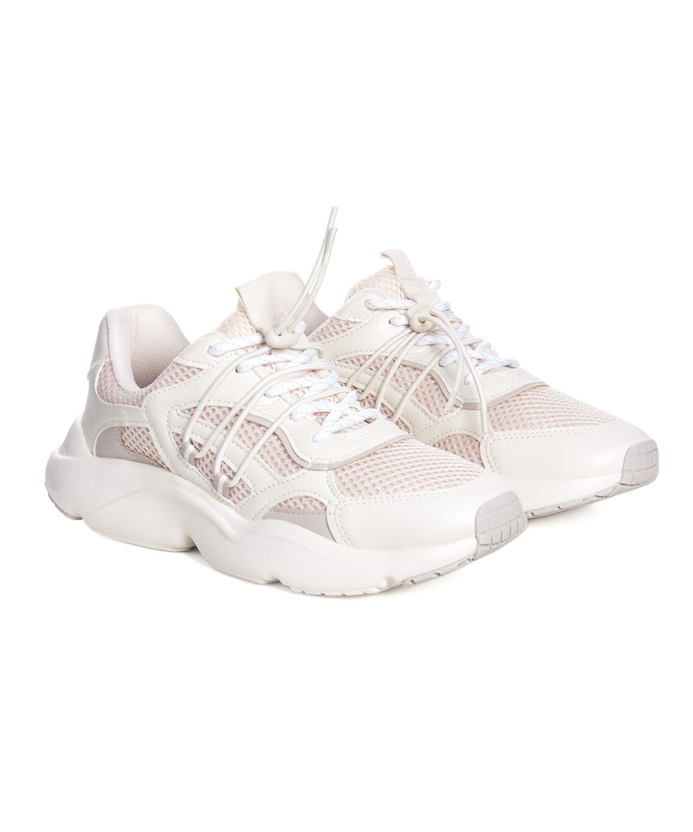 Tênis Feminino Vizzano Sneaker Casual Cinza/bege