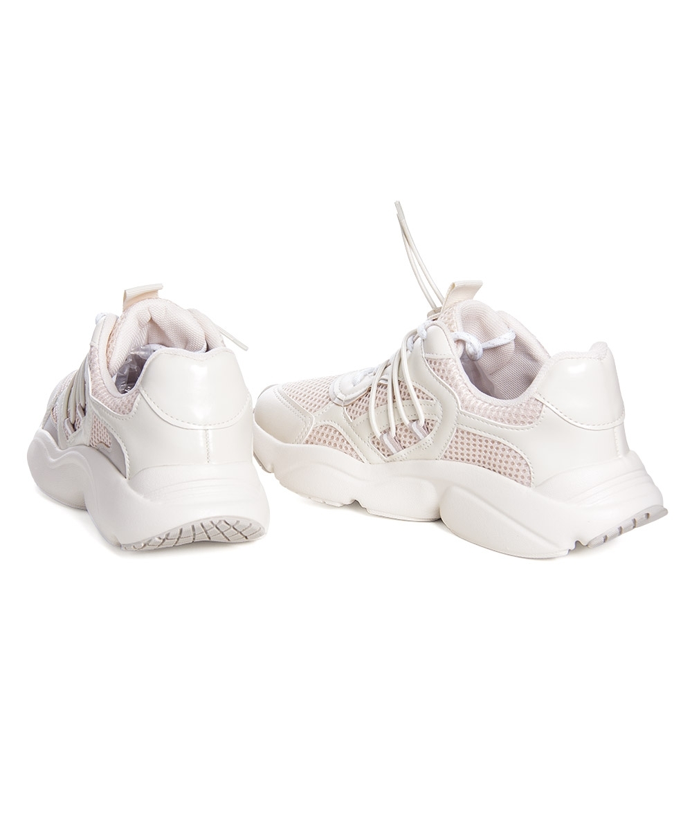 Tênis Feminino Vizzano Sneaker Casual Cinza/bege