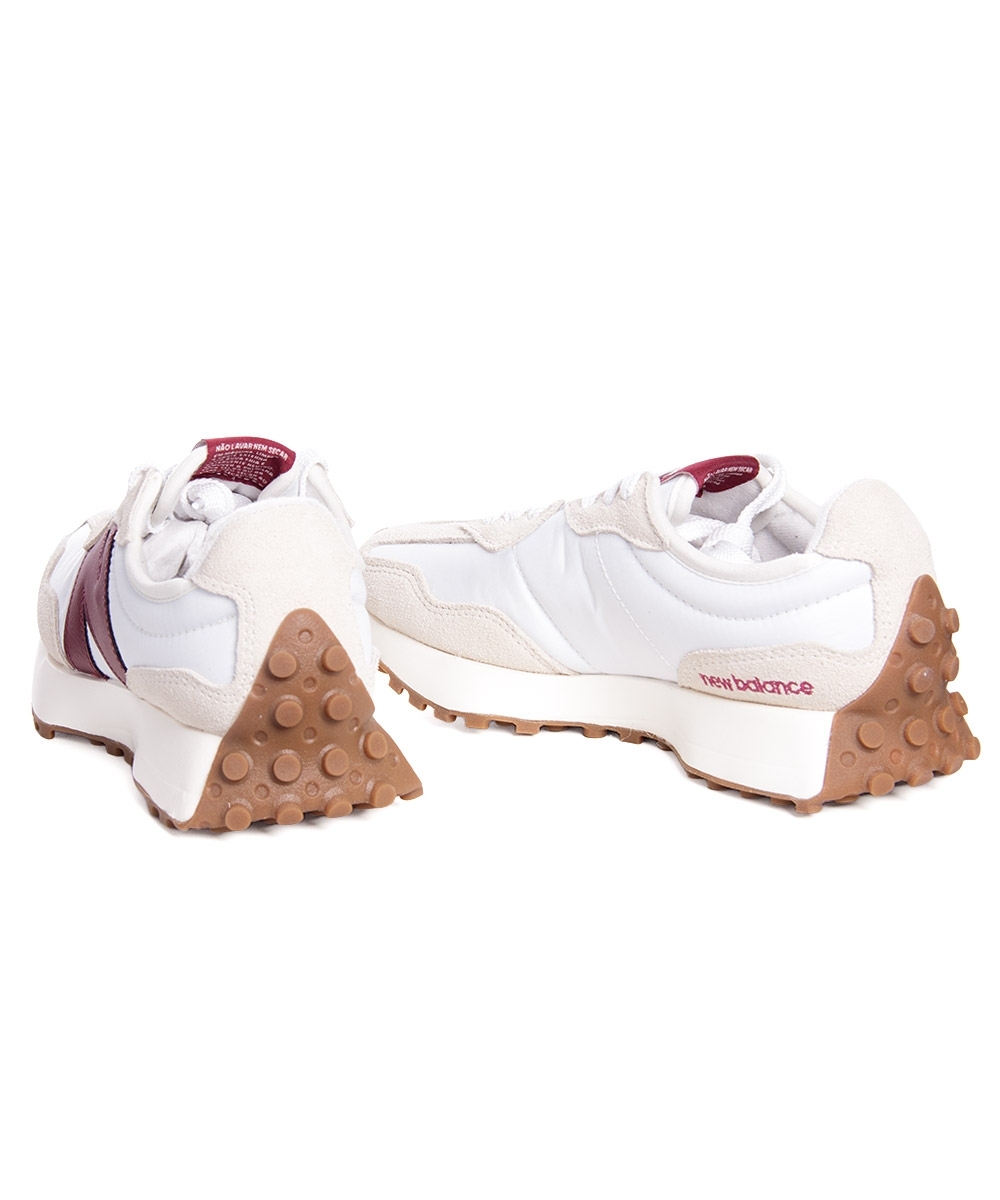 Tênis Feminino New Balance Ws327 Bege/vinho