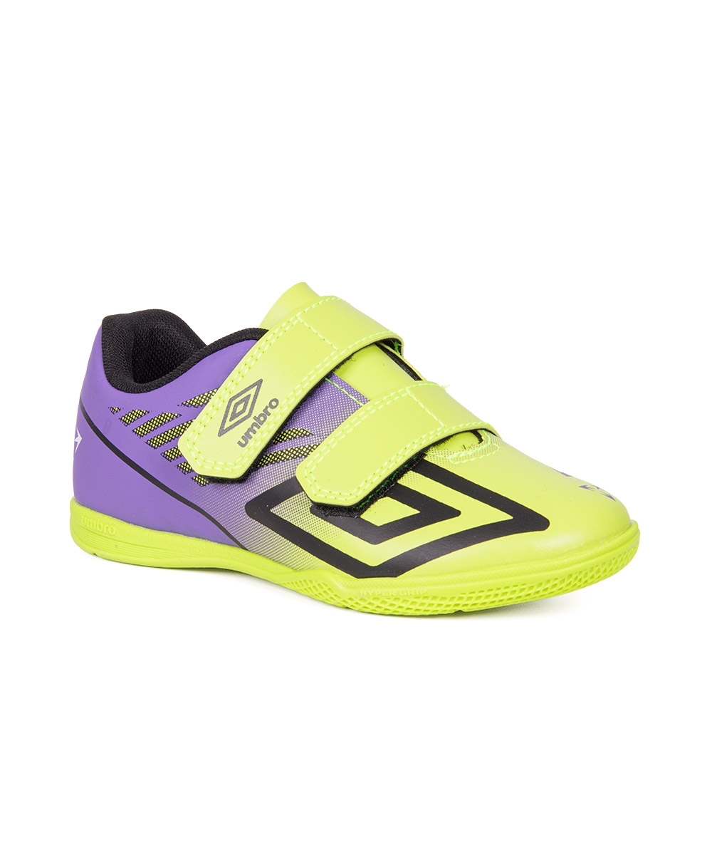 Chuteira Futsal Umbro Velocita Kids Verde/roxo