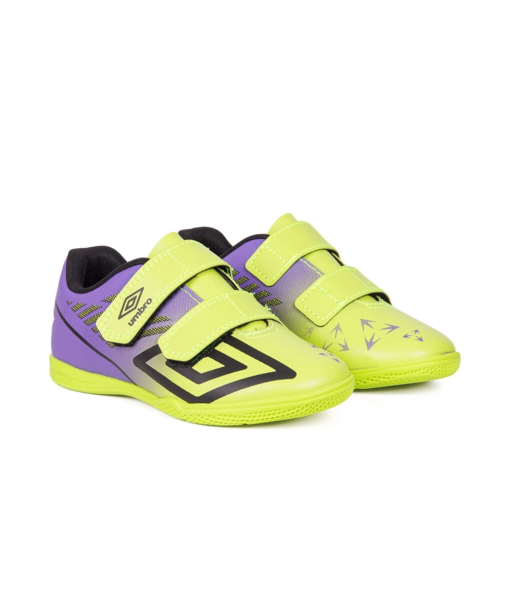 Chuteira Futsal Umbro Velocita Kids Verde/roxo