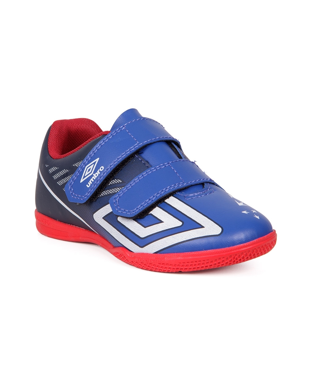 Chuteira Futsal Umbro Velocita Kids Azul/branco