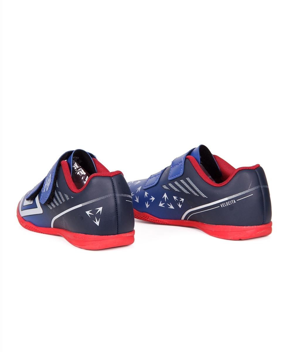 Chuteira Futsal Umbro Velocita Kids Azul/branco