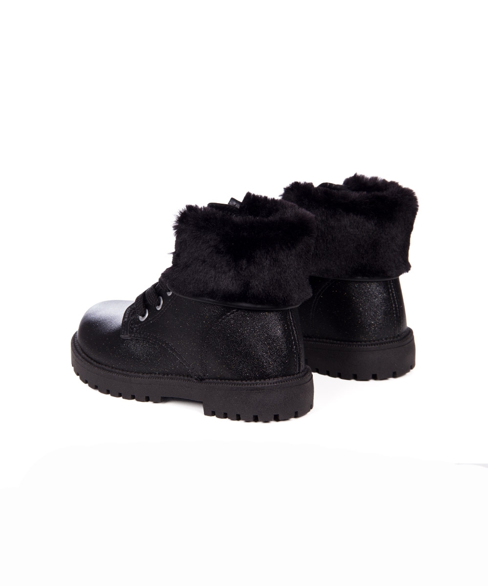 Coturno Infantil Molekinha 2126-524 Preto/prata