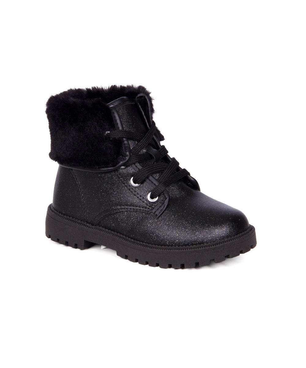 Coturno Infantil Molekinha 2126-524 Preto/prata