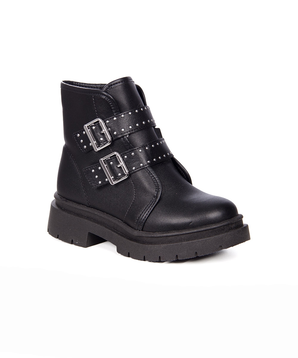 Coturno Infantil Molekinha Fivelas Preto