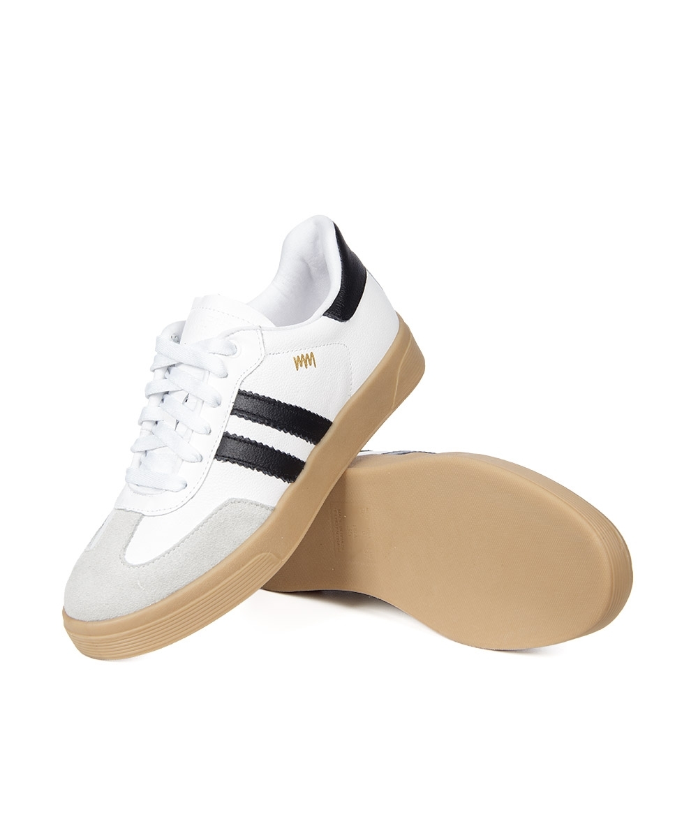 Tênis Feminino Marina Mello Casual Couro Branco