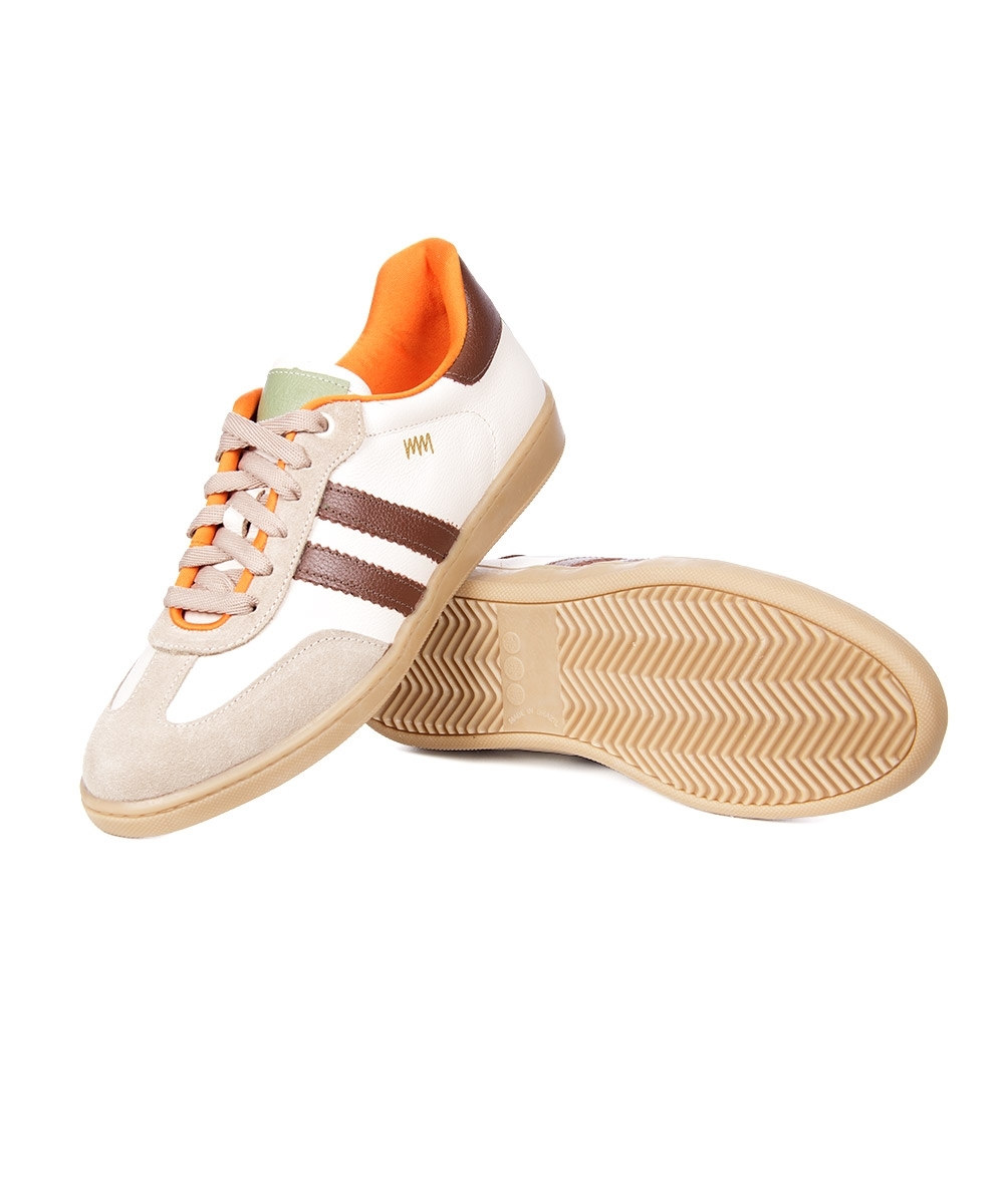 Tênis Feminino Marina Mello Emma Couro Multicolor