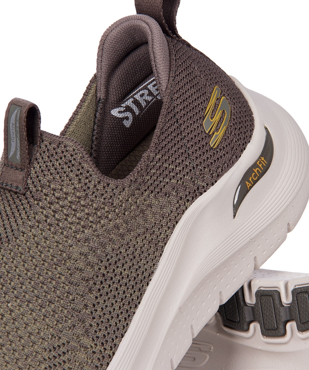 Tênis Masculino Skechers Arch Fit 2.0 Verde Oliva