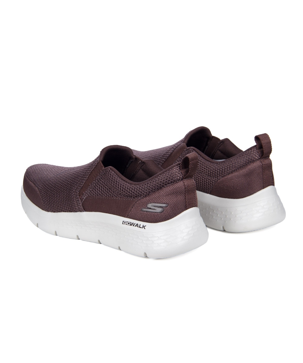 Tênis Masculino Skechers Slip On Go Walk Marrom