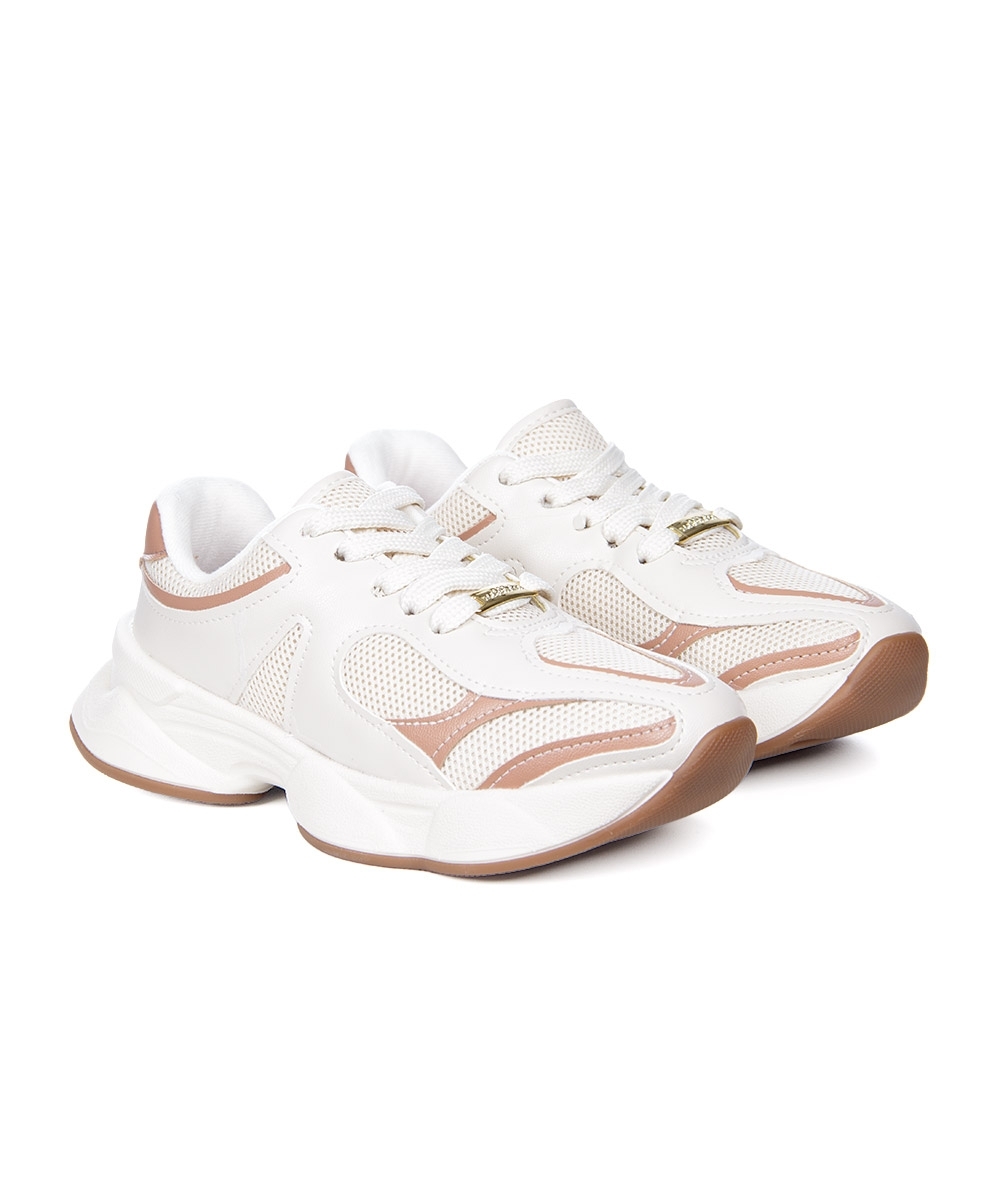 Tênis Infantil Molekinha Sneaker Off White