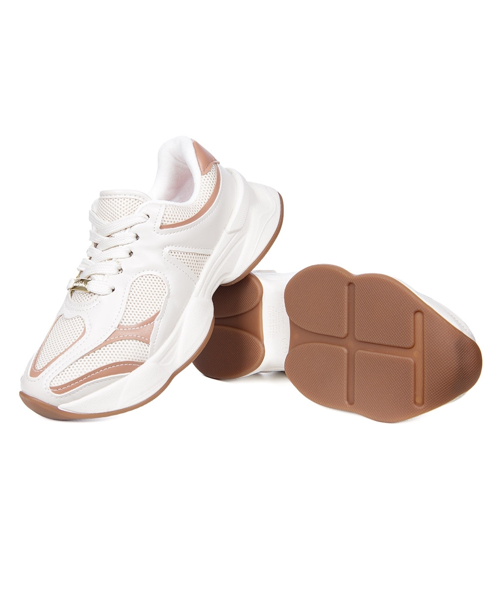 Tênis Infantil Molekinha Sneaker Off White