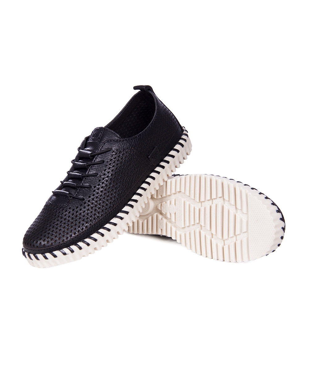 Tênis Feminino Bottero Twister Couro Preto