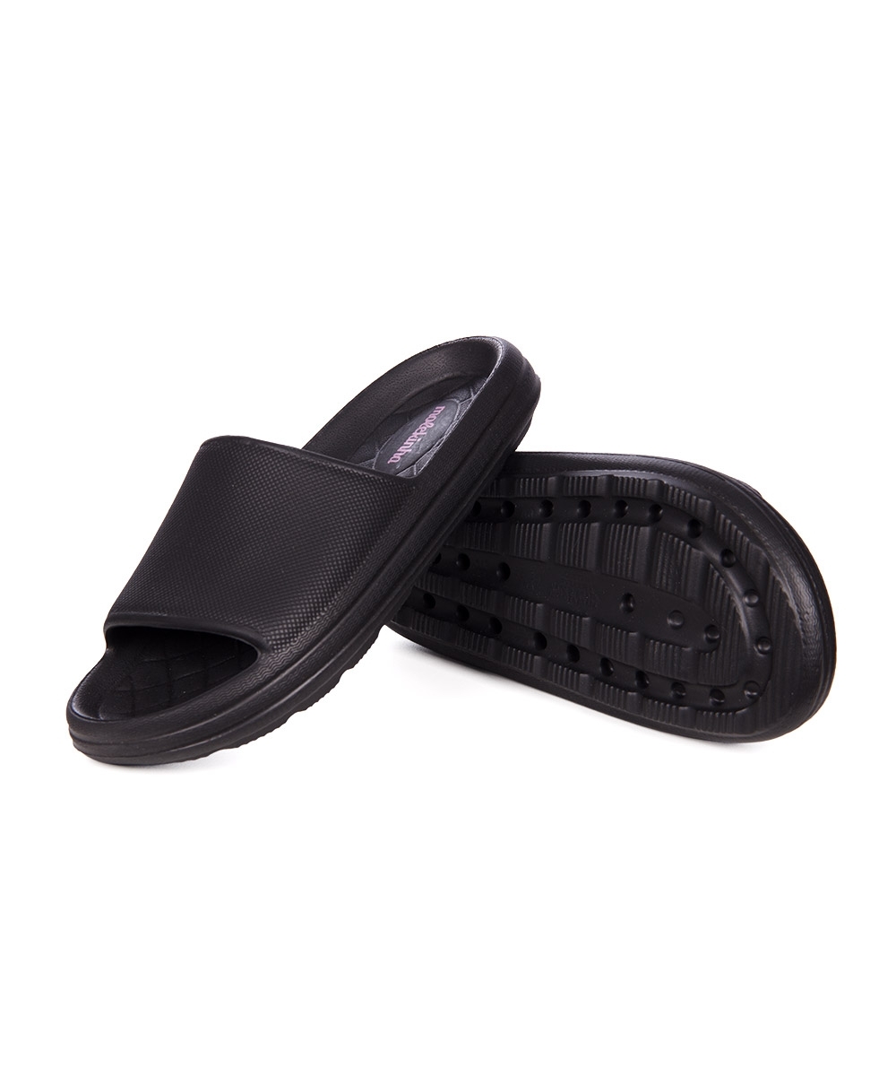 Chinelo Slide Infantil Molekinha Preto