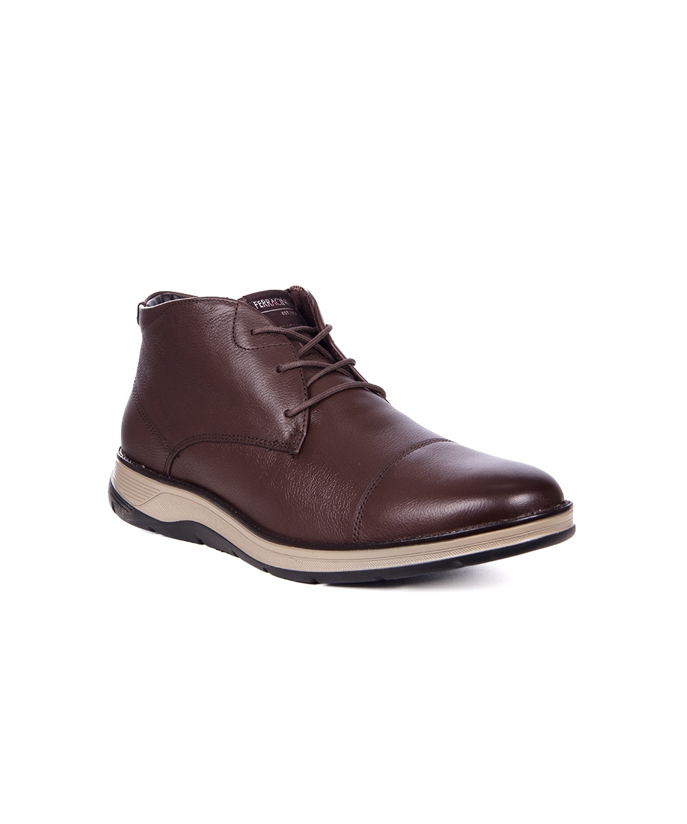 Bota Masculina Ferracini Fluence Couro Marrom