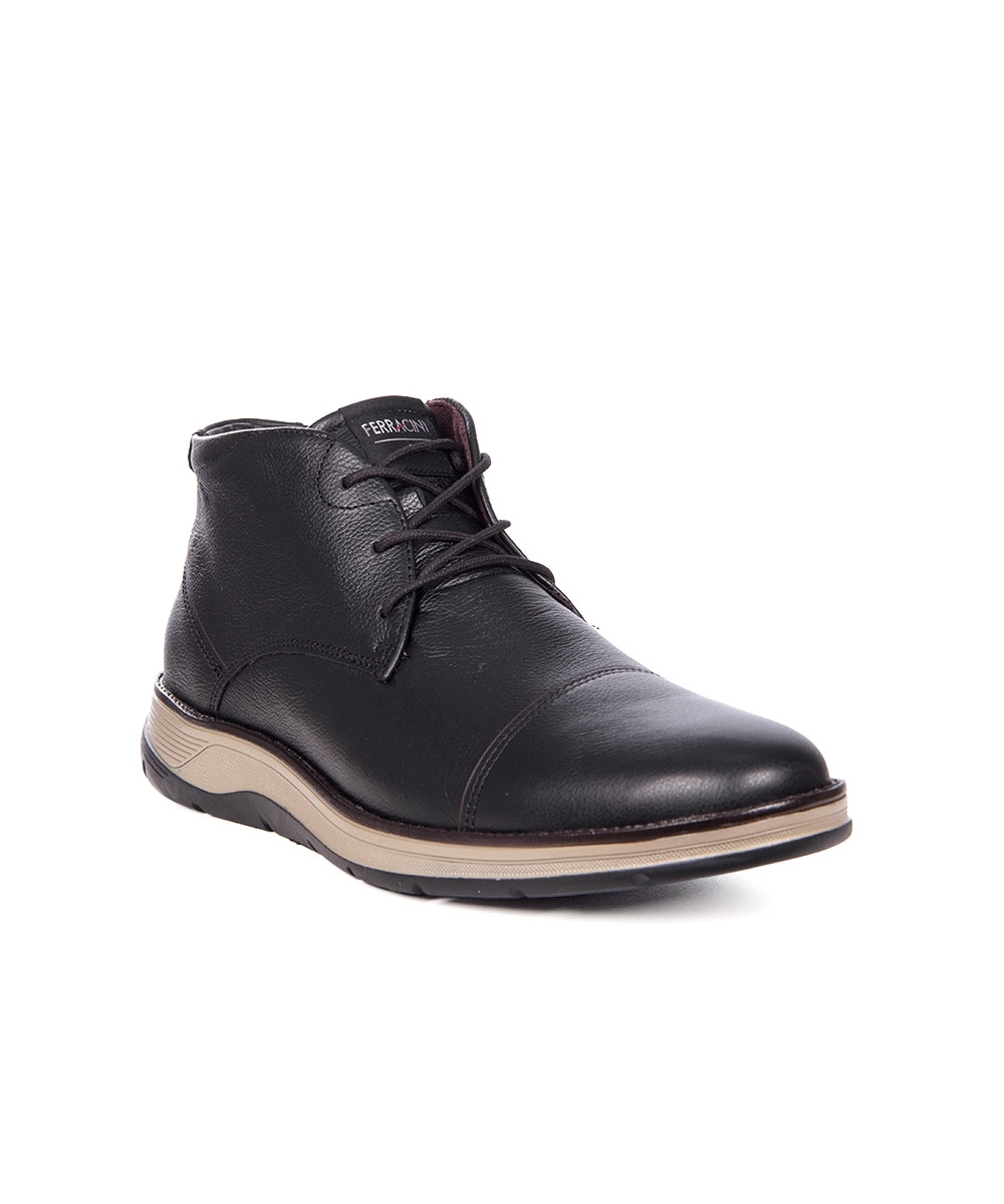 Bota Masculina Ferracini Fluence Couro Preto