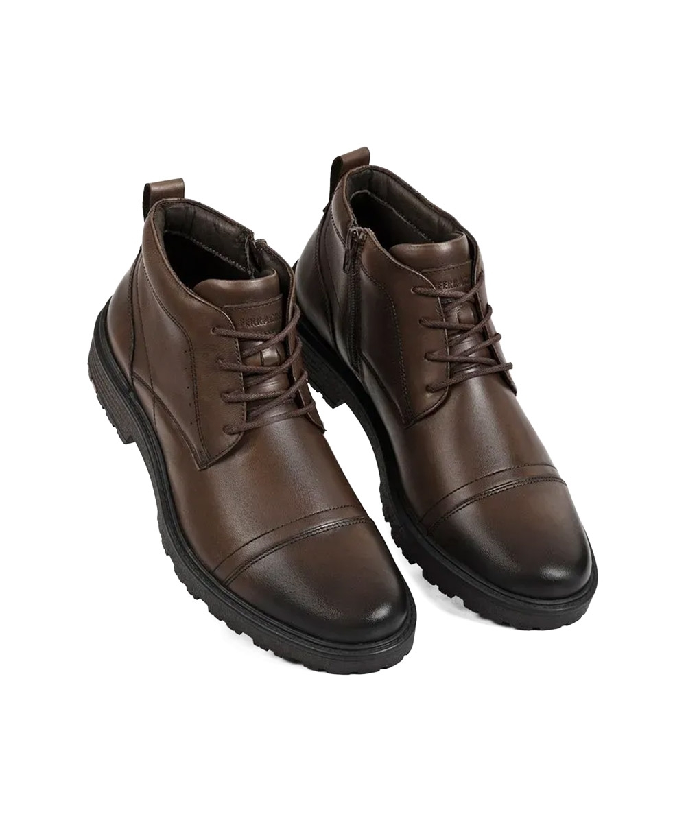 Bota Masculina Ferracini Atenas Couro Marrom