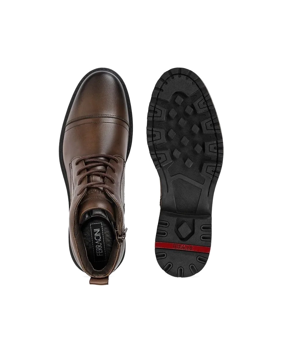 Bota Masculina Ferracini Atenas Couro Marrom