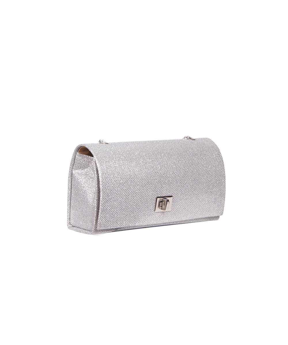 Bolsa De Festa Grifinori Glitter Prata