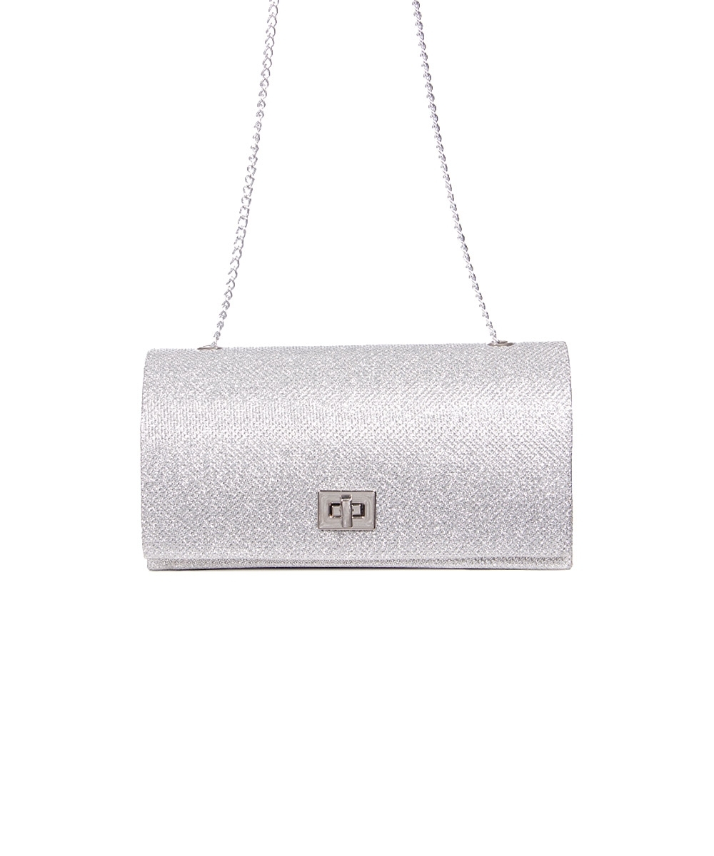 Bolsa De Festa Grifinori Glitter Prata