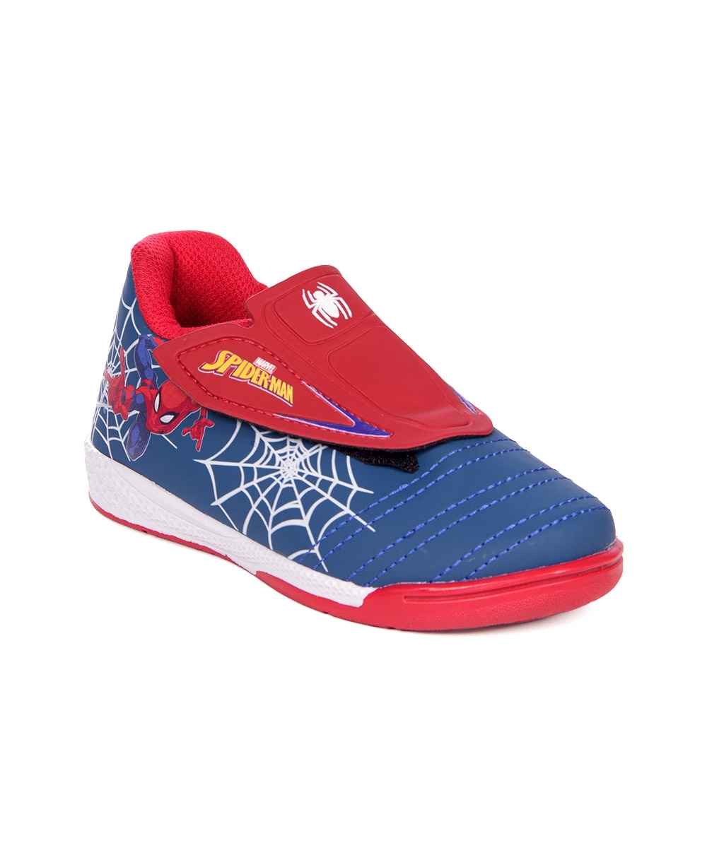 Chuteira Futsal Spider Man Infantil Azul