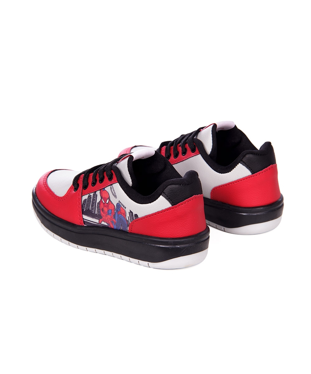 Tênis Infantil Spider Man Casual Vermelho